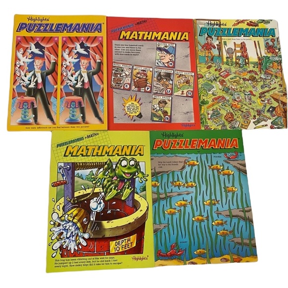 Learning Books Math Puzzle Books Highlights - Picture 2 of 2